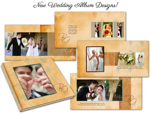 arc4Studio wedding albums templates