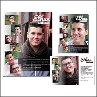 Seniors Ads Yearbook Templates - Ethan