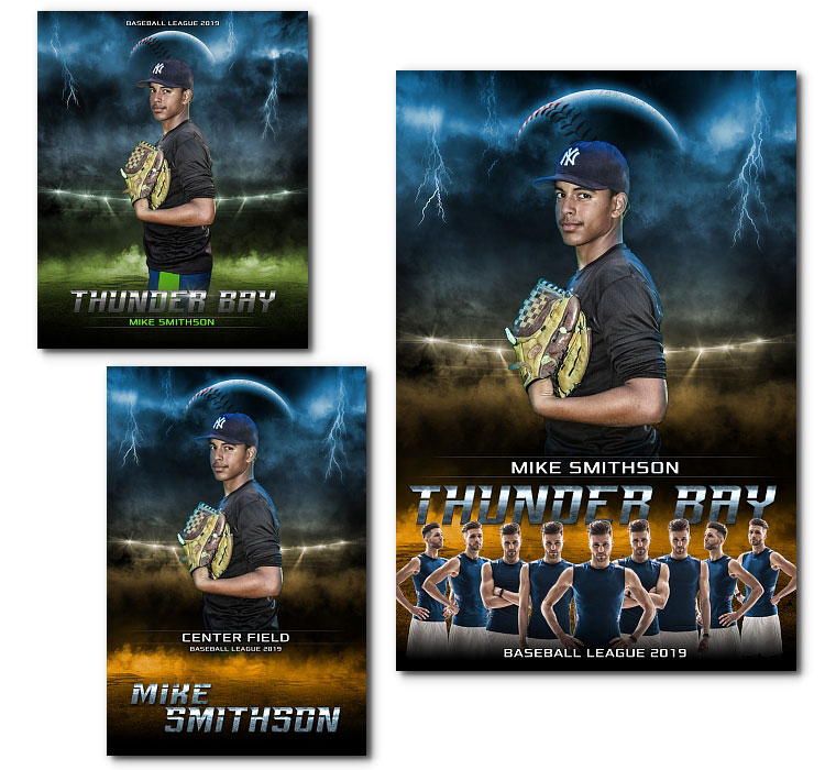 Baseball THUNDER Templates