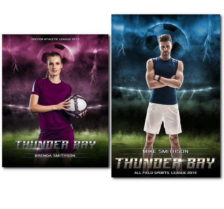 Soccer THUNDER Templates