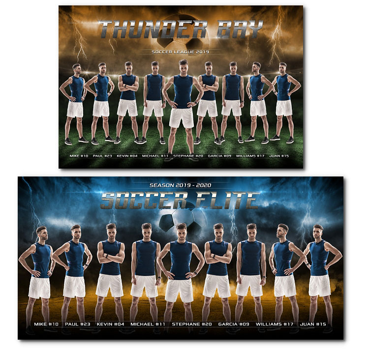 Soccer THUNDER Templates