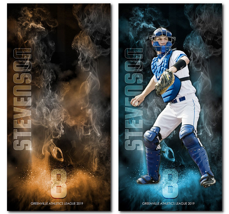 Sports templates for banners