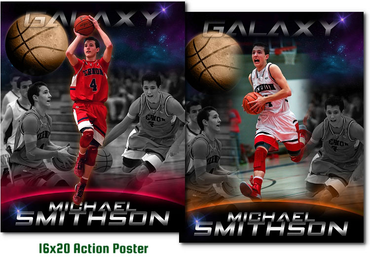 Galaxy Sports Photoshop Templates
