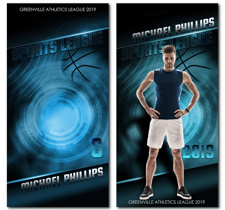 Basketball templates for banners