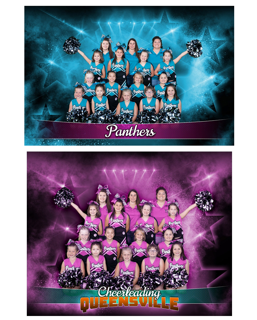 Cheerleading SELECT Templates