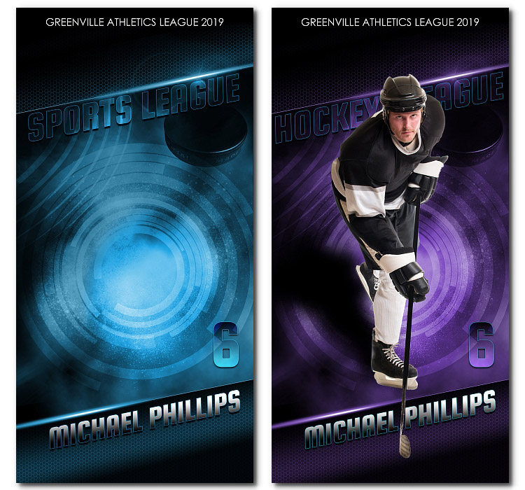 Hockey templates for banners