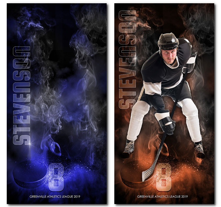 Hockey templates for banners