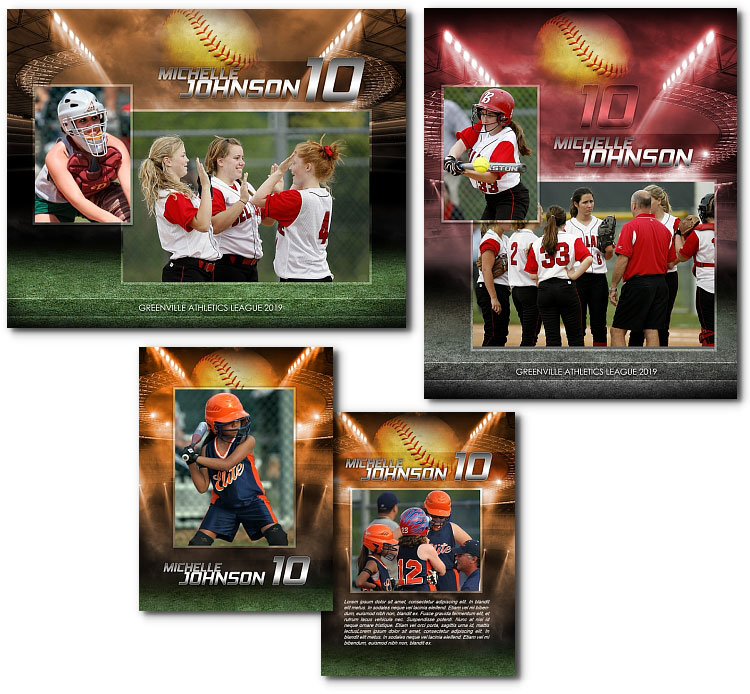 Softball SELECT Templates