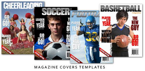 Magazine Covers Photoshop Templates