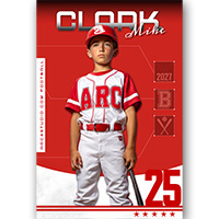 Baseball banner template