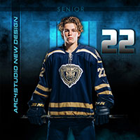 Hockey Division sports banner template