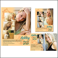 Seniors Ads Yearbook Templates - Abigail