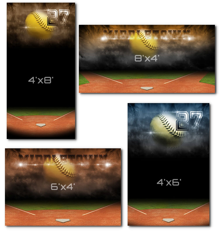 Softball Banners Templates - Click Image to Close