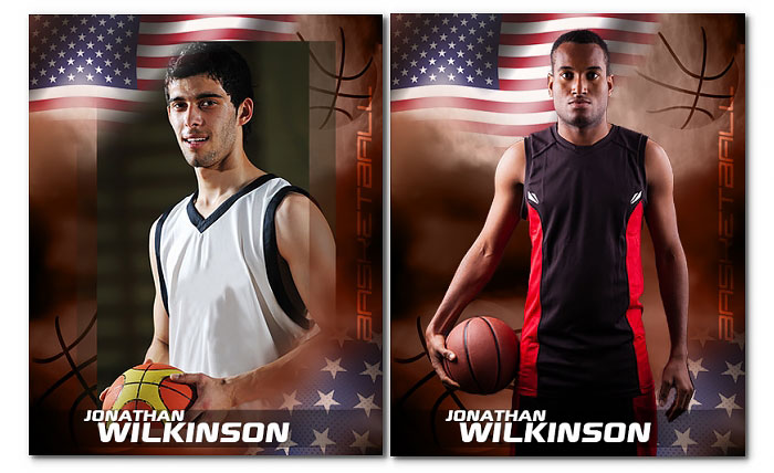 Basketball PATRIOTIC - Click Image to Close