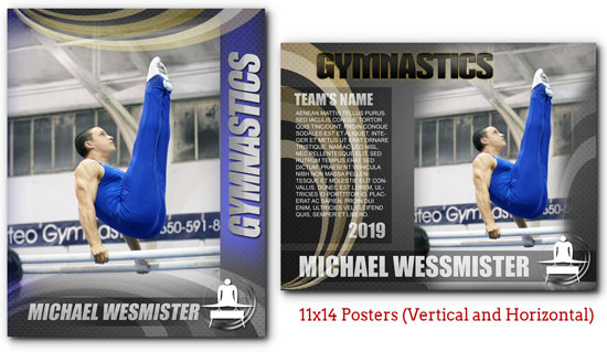 Gymnastics Photoshop Templates