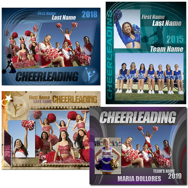 Cheerleading Memory Mates Templates