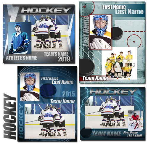 Hockey Memory Mates Templates