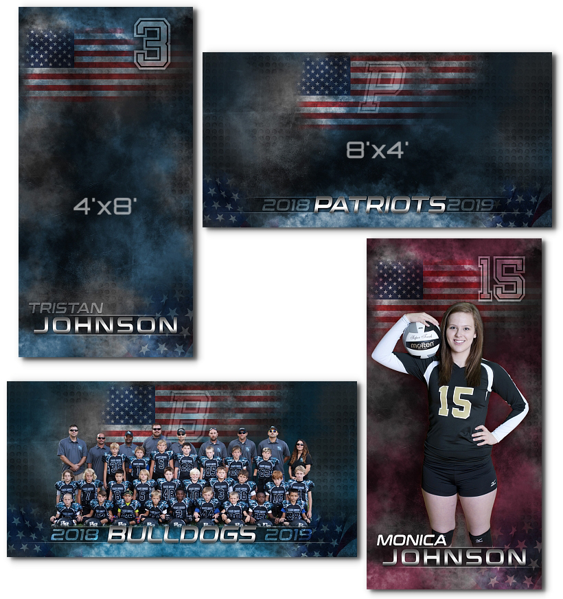 All Sports PATRIOTIC Banners - Click Image to Close