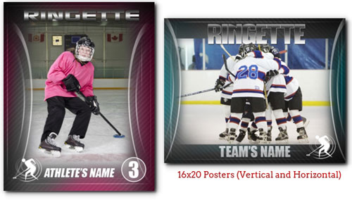 Ringette Photoshop Templates