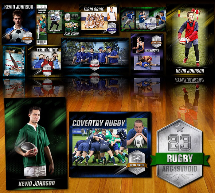 Rugby Photoshop Templates