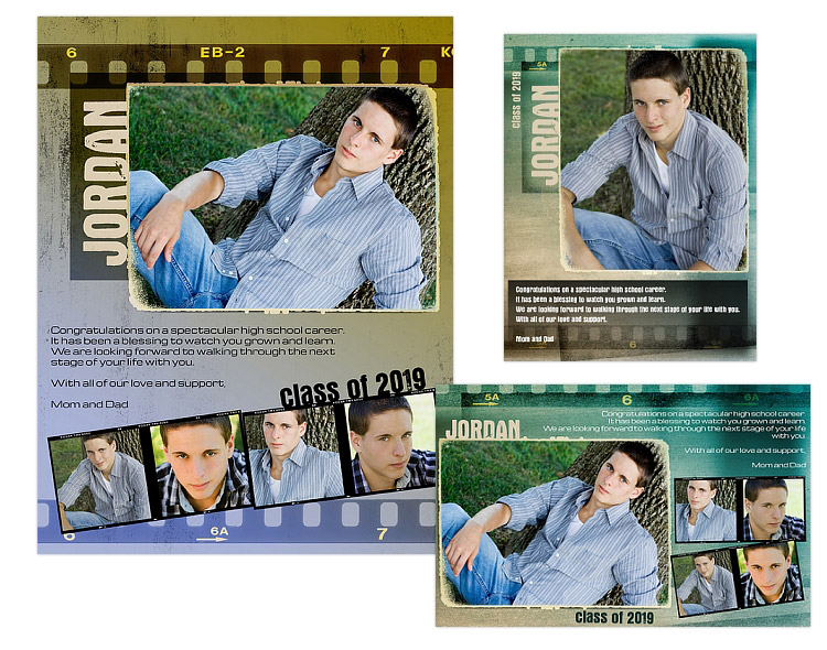 Seniors Ads Yearbook Templates - Jordan - Click Image to Close