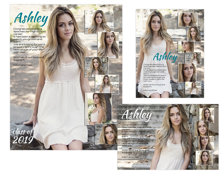 Seniors Ads Yearbook Templates - April - Click Image to Close