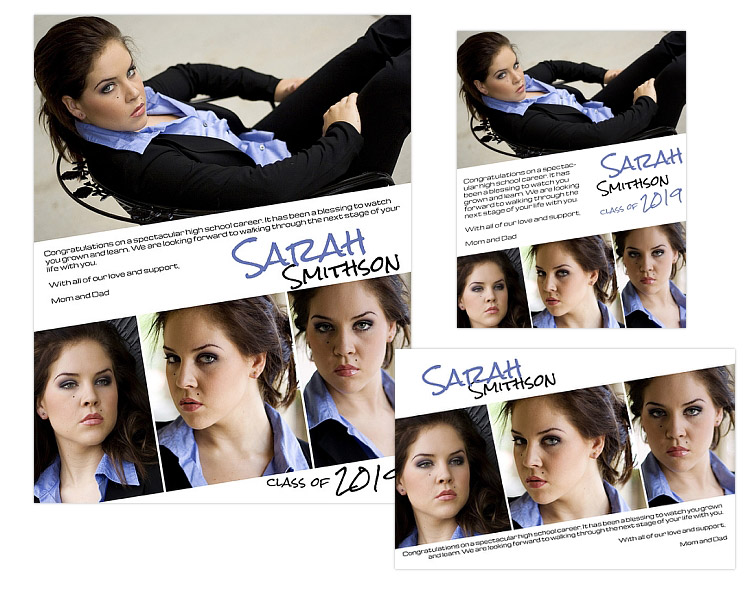 Seniors Ads Yearbook Templates - Sarah - Click Image to Close