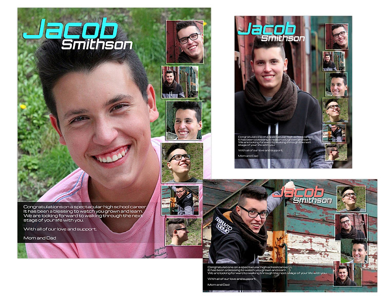Seniors Ads Yearbook Templates - Jacob - Click Image to Close
