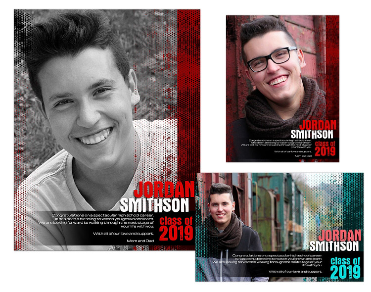 Senior Yearbook Ads templates