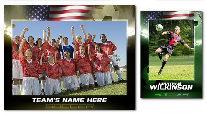 Soccer Photoshop Templates