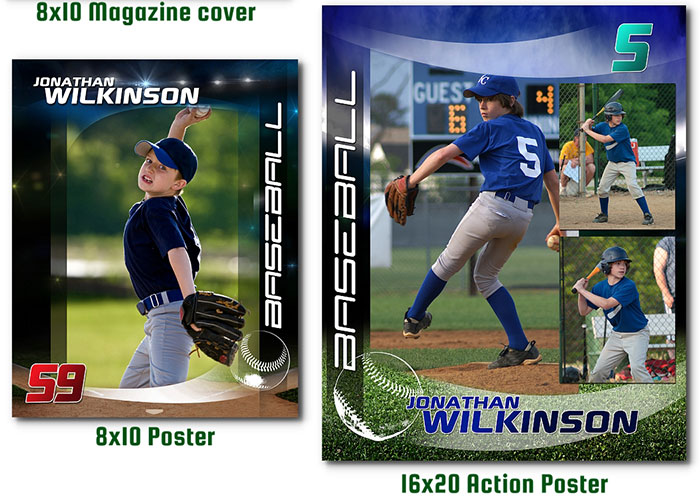 Baseball Photoshop Templates