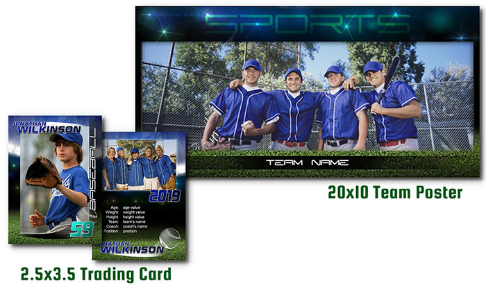 Baseball Photoshop Templates