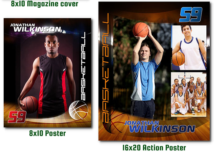 Basketball Photoshop Templates