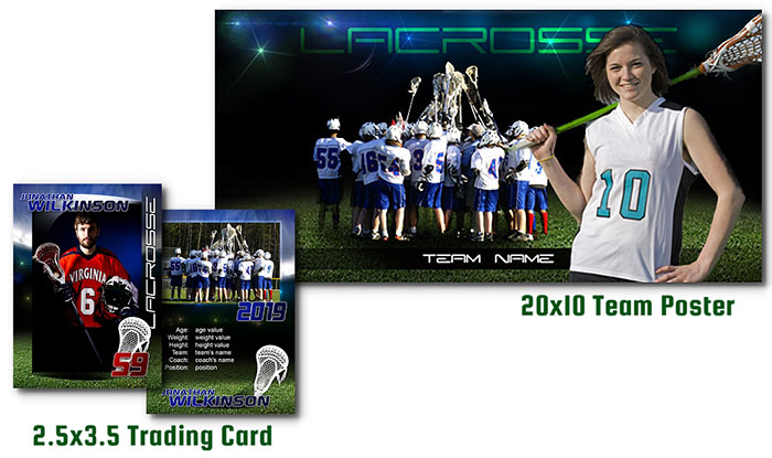 Lacrosse Photoshop Templates