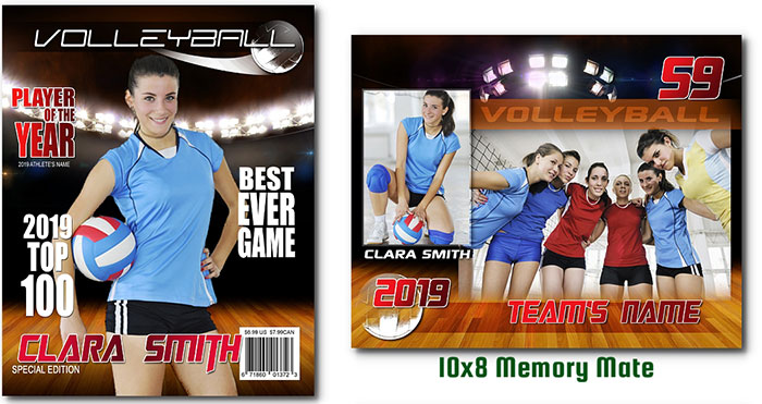 Volleyball Photoshop Templates