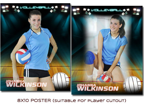 arc4studio.com | Photoshop Volleyball Templates