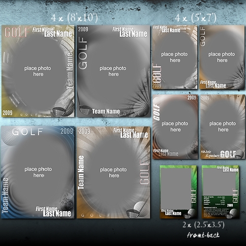 (image for) Golf Signature Posters