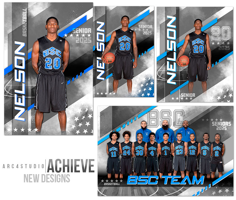 Achieve Sports Photoshop Templates