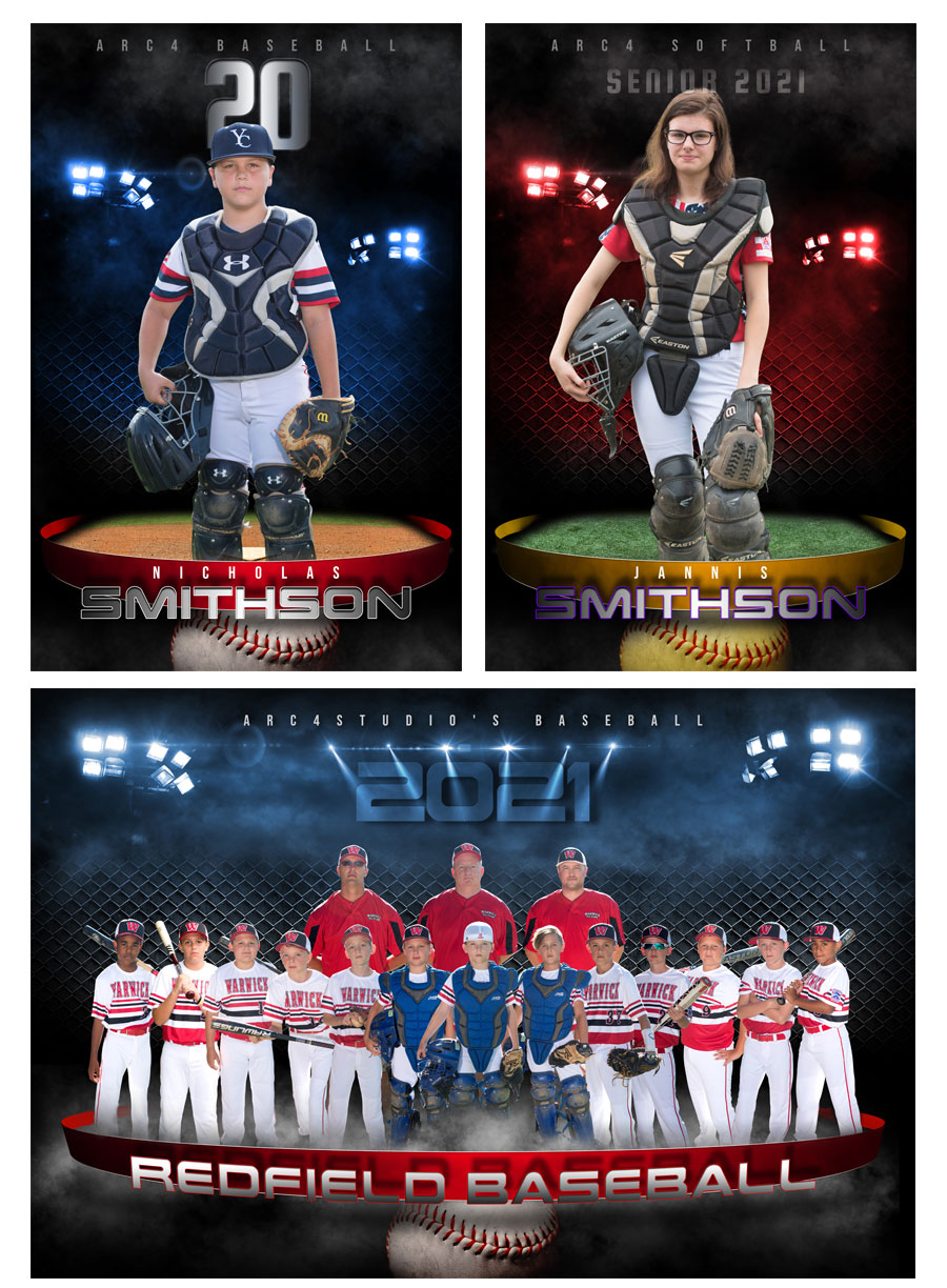 Baseball Photoshop Templates