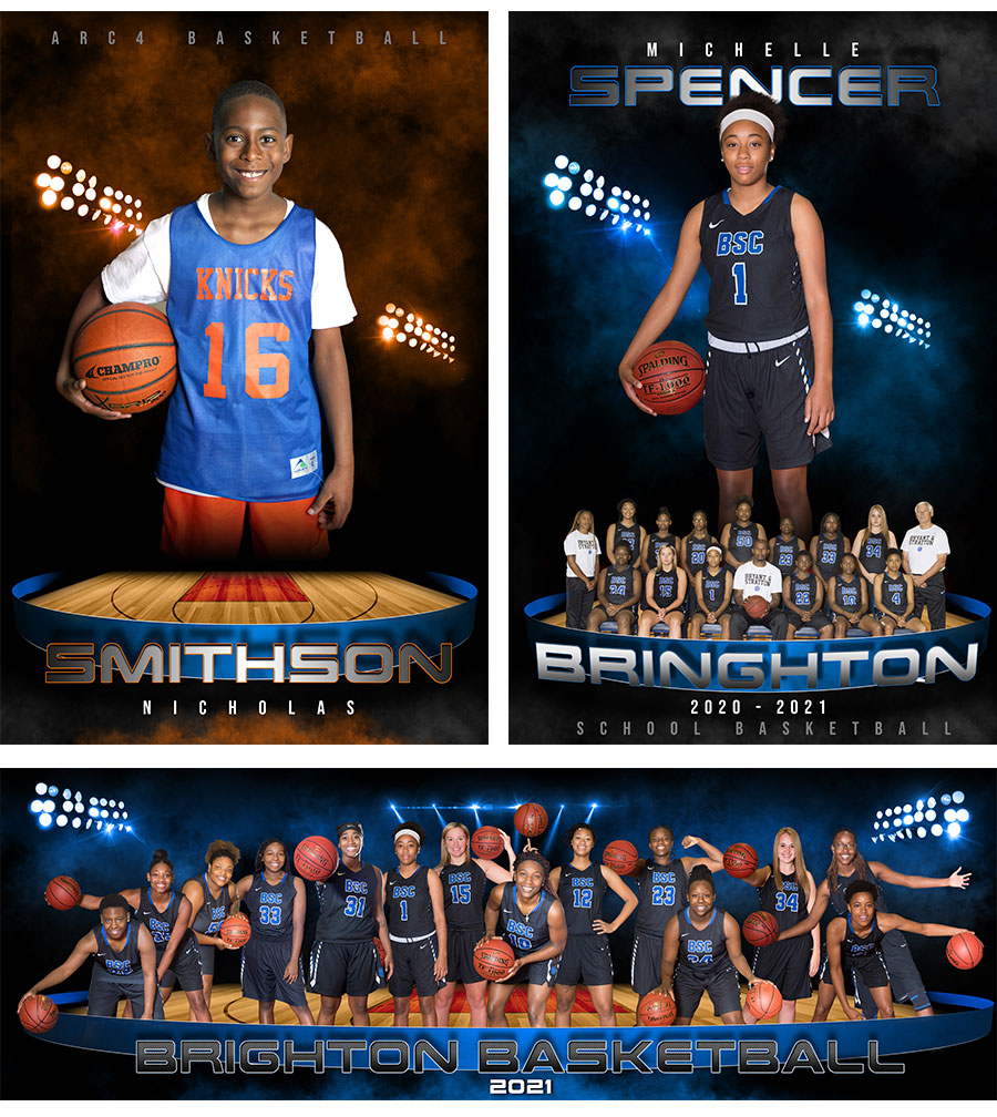 Basketball Photoshop Templates