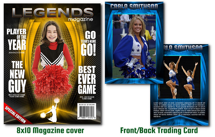 Cheerleading Photoshop Templates