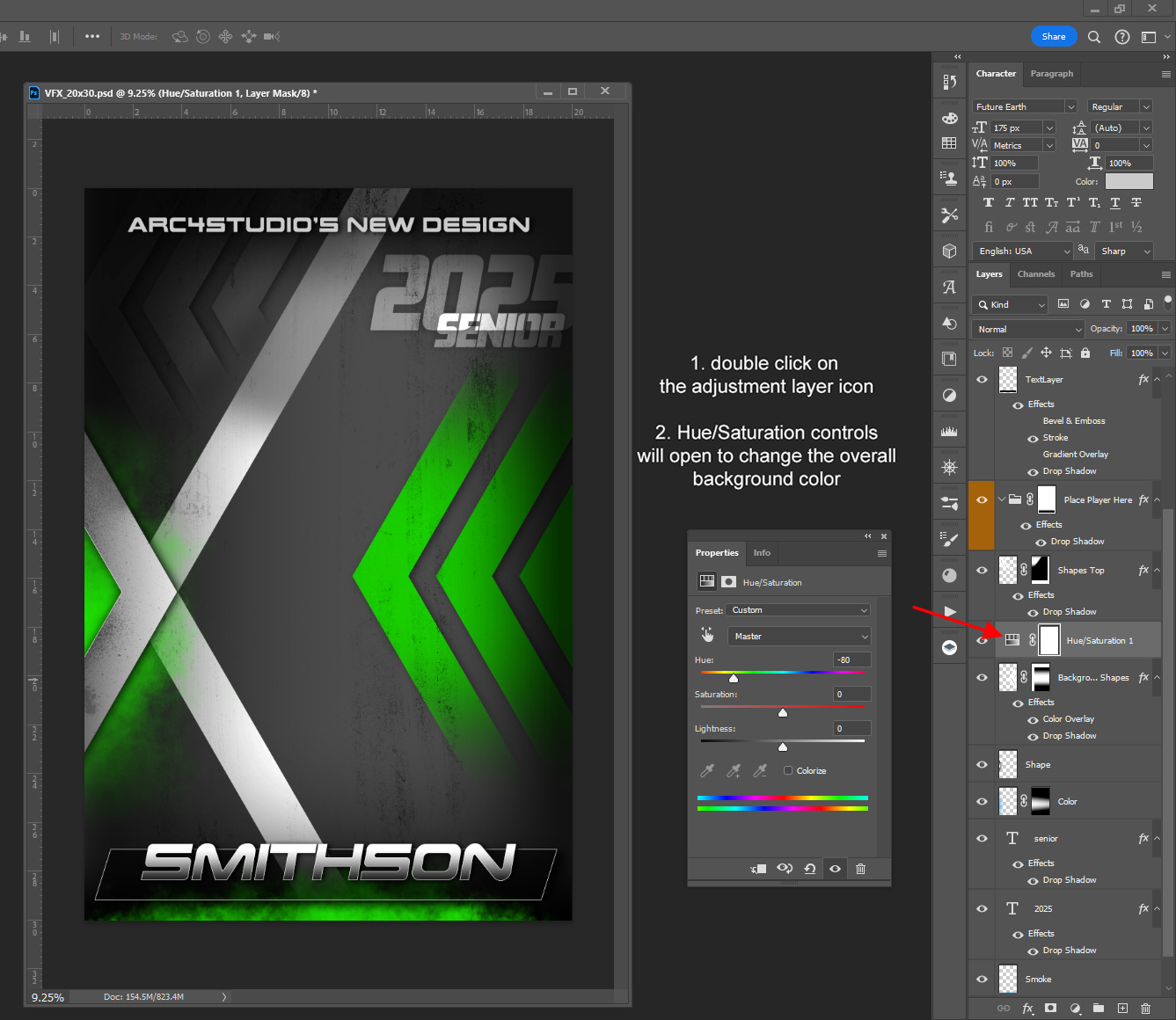 Ring Sports Photoshop Templates