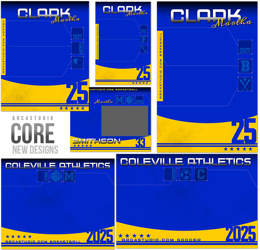 Uprise Sports Photoshop Templates