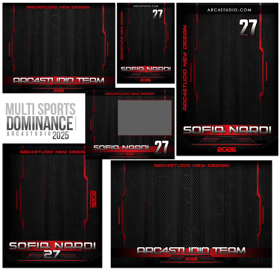 Momentum Sports Photoshop Templates