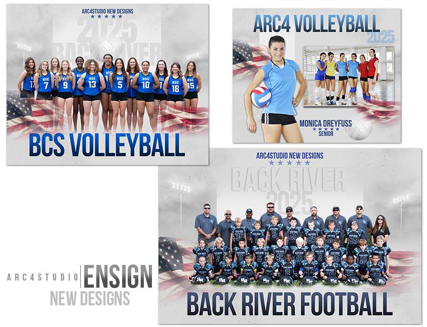 Ensign Sports Photoshop Templates
