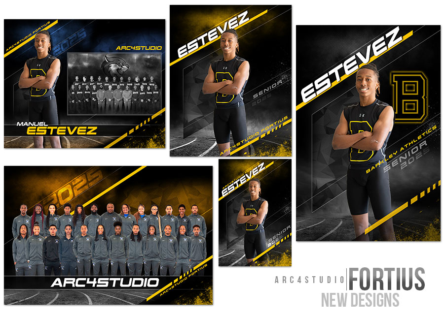 Fortius Sports Photoshop Templates