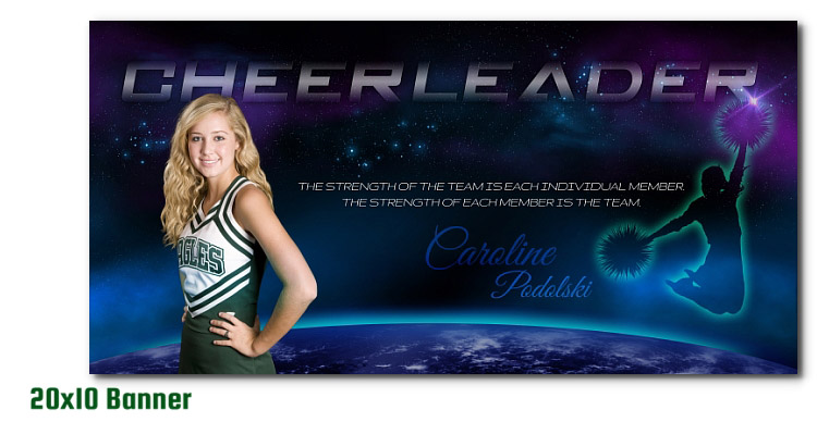 Cheerleading Photoshop Templates