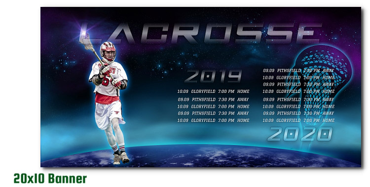 Lacrosse Photoshop Templates