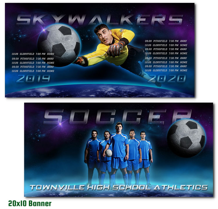 Galaxy Sports Photoshop Templates