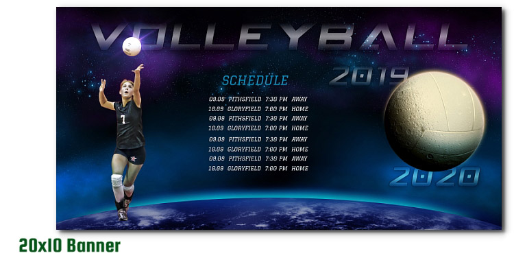 Volleyball Photoshop Templates